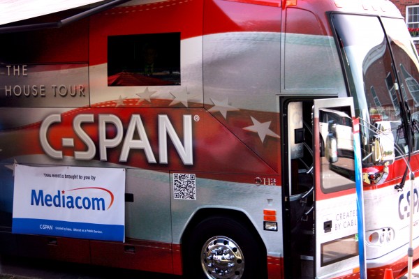 C-SPAN Road to the White House Tour bus