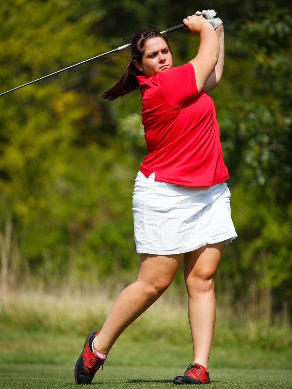 Senior Ashley Smith earned all-Iowa Conference honors.