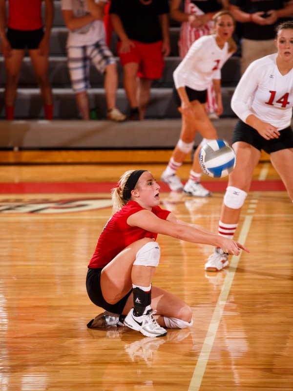 Freshman libero Tori Zempel earned all-Iowa Conference honors.