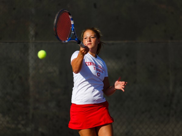 First-year Megan Davis was one of the team's top two players.