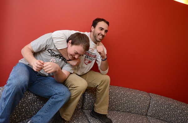 Michael '15 (left) and Bobby '15 (right) Daigle are  brothers from Colorado 
