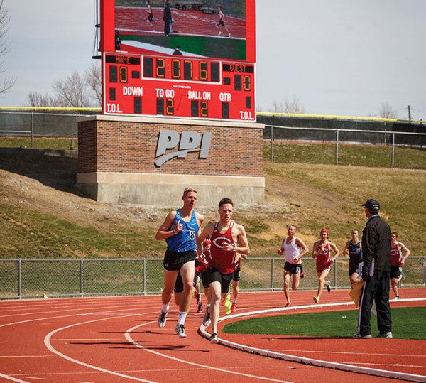 Junior distance standout Eli Horton was the Iowa Conference and regional men's track MVP.