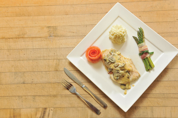 Chicken in Wine Sauce