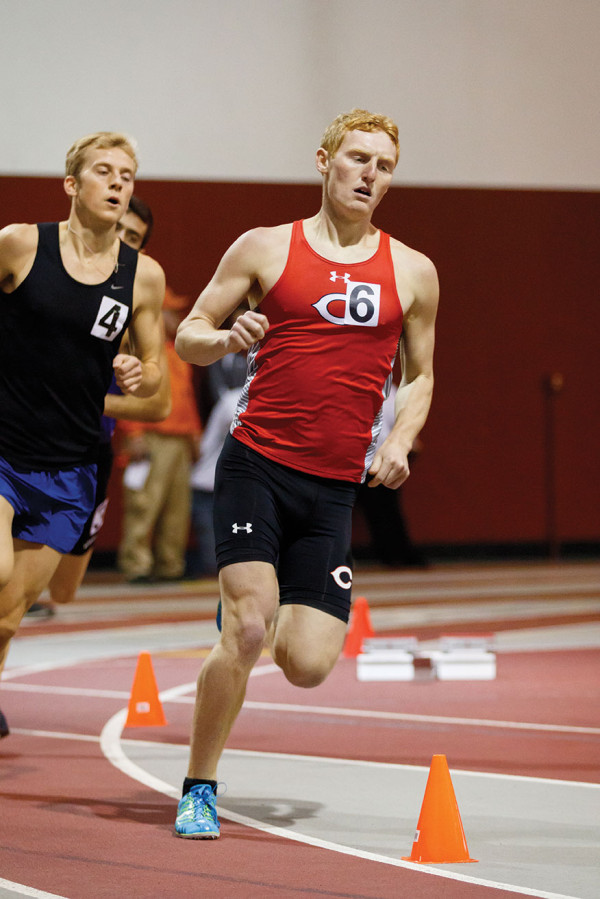 Senior Jamie Vander Veer earned all-American distinction with a sixth-place finish in the mile at the NCAA Division III Indoor Track and Field Championships.