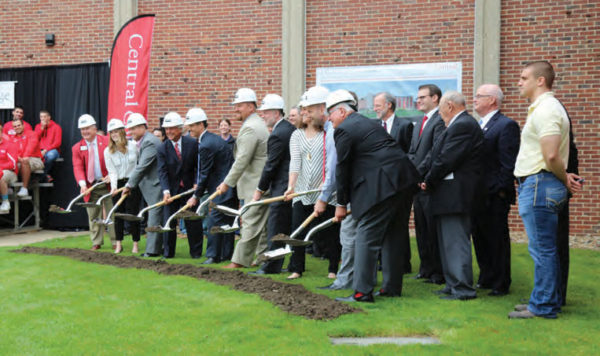 Scene from the Forever Dutch initiative's groundbreaking ceremony.