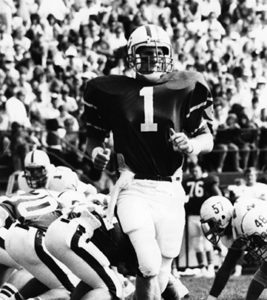 Rick Perry ’89 was an academic all- America honoree and NCAA Postgraduate Scholarship recipient. He was a standout in both football and men’s basketball.