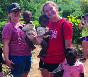 Campus Ministries sponsors mission trips to places like Haiti and Texas.