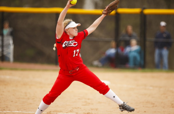 Karly Olson posted a 16-5 record and was voted the Iowa Conference softball pitcher of the year