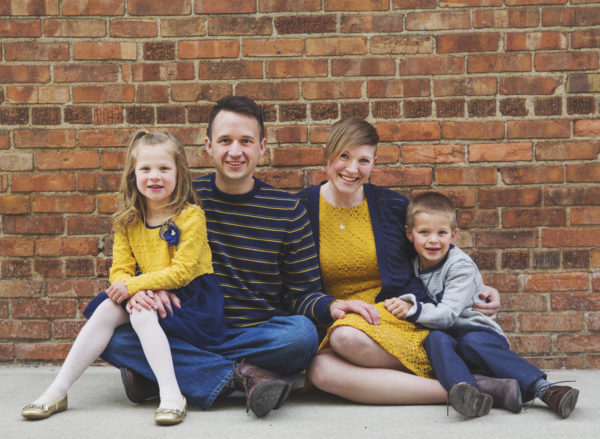 Heiting-Doane balances volunteering with his job and family time with wife Jana and their two children.