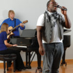 Weaver performing at Central as a student.