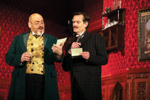 David Benoit as Monsieur Firmin and Rob Lindley as Monsieur André in the spectacular new production of “The Phantom of the Opera.” Photo by Matthew Murphy.