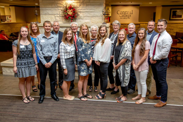 Central’s 2018 Geisler Penquite scholars.
